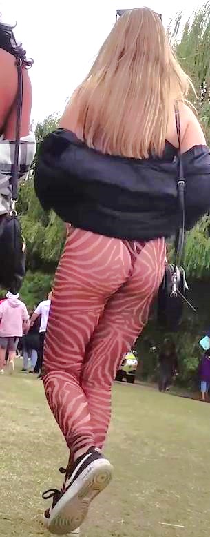 Showing Off Thong At Music Festival