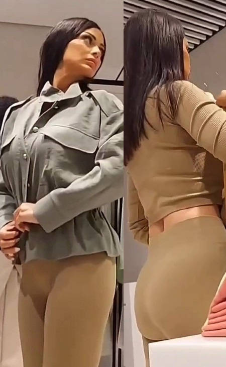 Sexy Brunette In Leggings