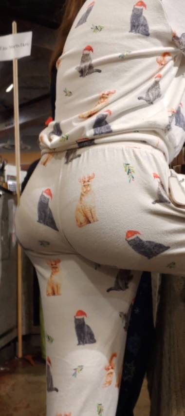 Teen In Thin Pajama Revealing Thong Thumbnail