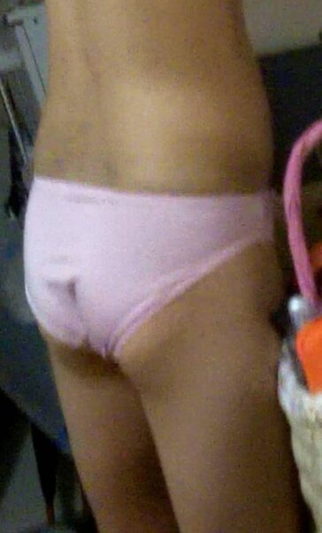 Filming Real Pink Panties Sister In Topless