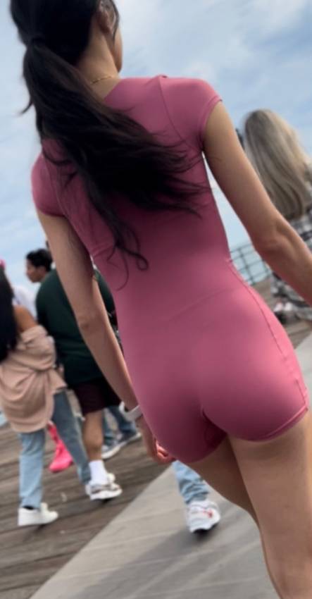 Getting So Close To This Pink Outfit Teen