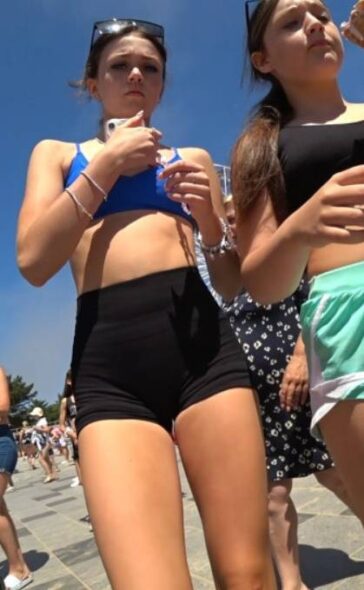 Sexy Skinny JB In Shorts Candid Ass