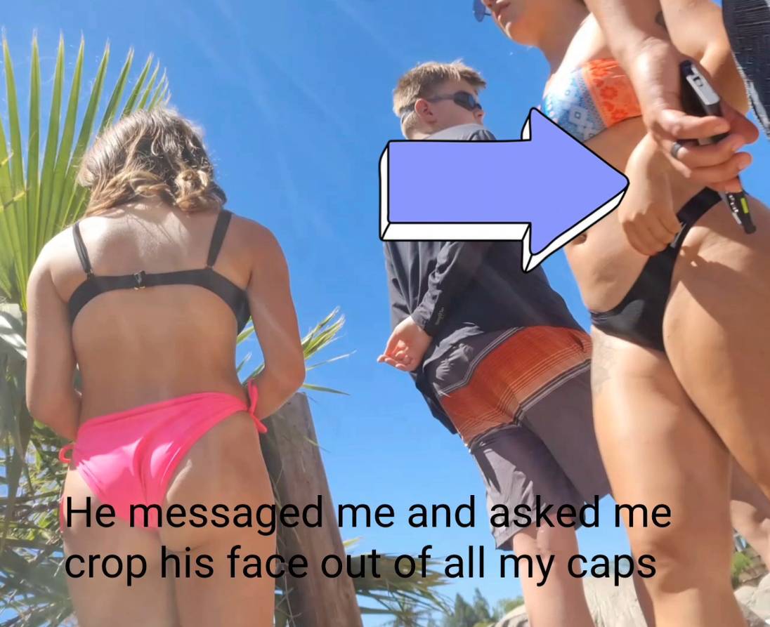 Cute Ass Bikini Teen Waterpark Candid