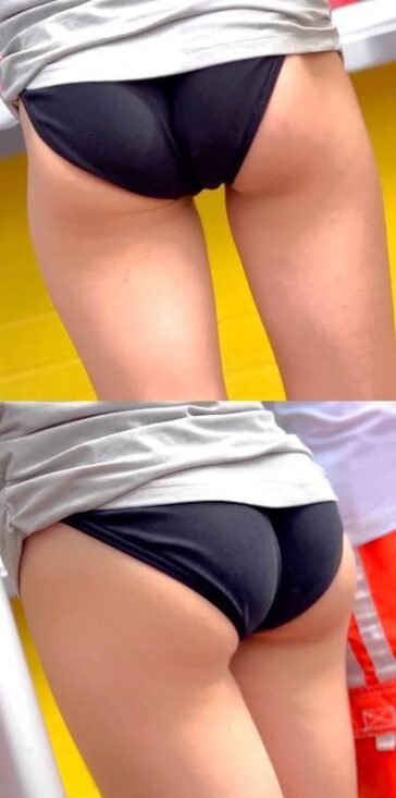 JB Teen In Black Bikini Cute Tight Ass