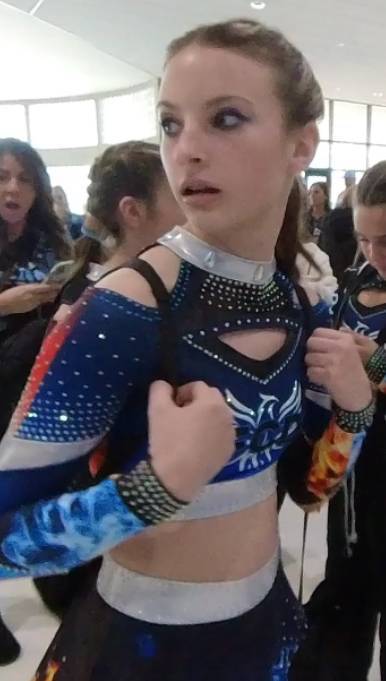 Skinny Teen Cheer Group