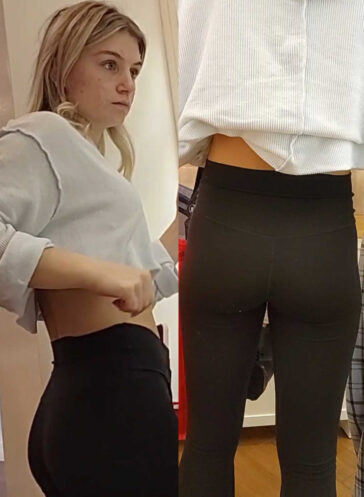 Cute Teen JB In Black Tights