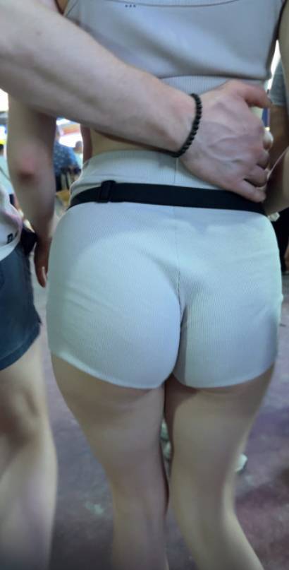 Slim GF Ass In Shorts