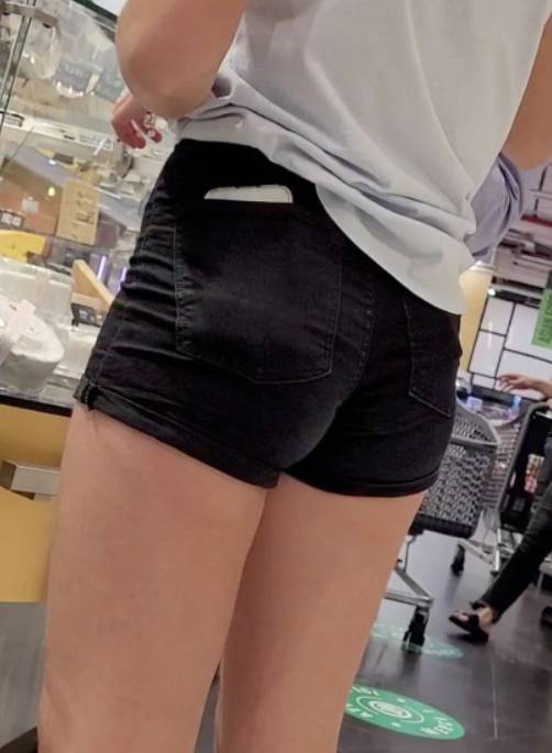 Young JB In Black Shorts