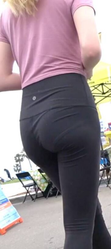 Black Lulus Teen VPL and Cameltoe