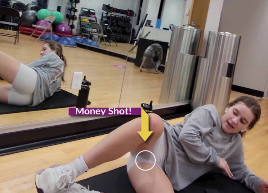 Private Show At The Gym and Busted