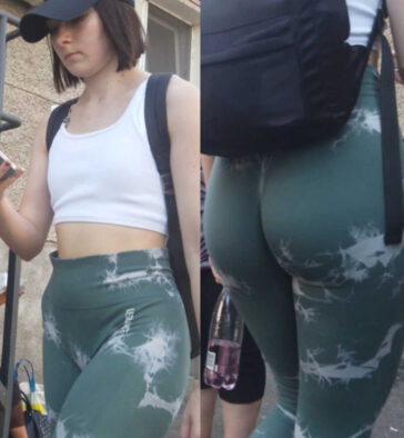 Perfect Teen Goddess In Tight Leggings