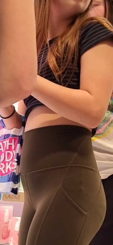 Angel Face Teen In Green Lulu Leggings Busted Full Version