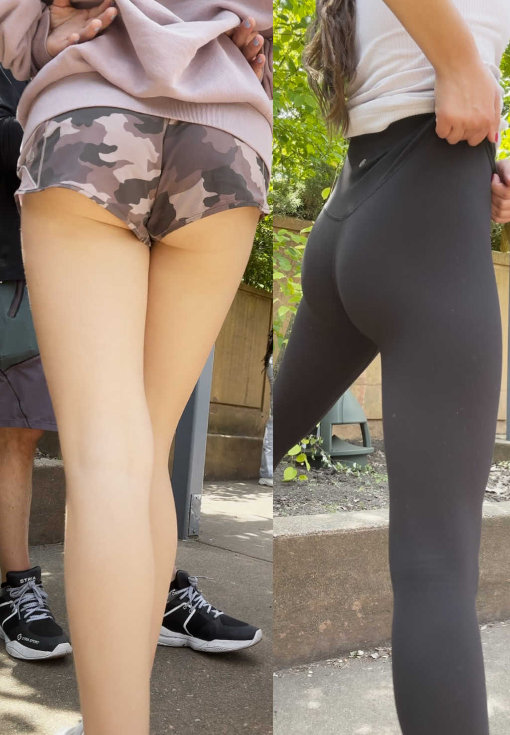 Brace Face JB Teen Duo In Shorts and Leggings