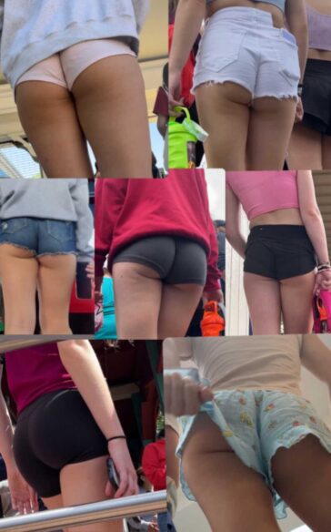Candid Teen Asses In Shorts Compilation