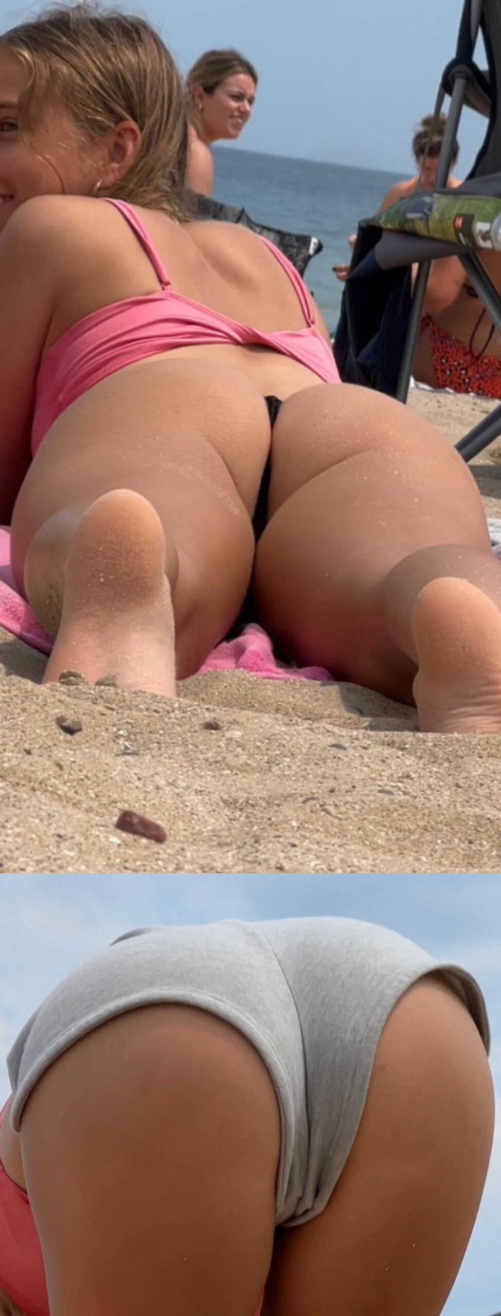 Epic JB Teen Ass In Thong With Friend