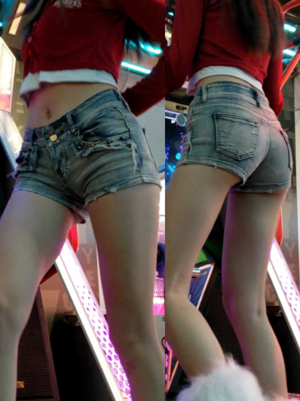 Asian JB Teen Dancing In Shorts