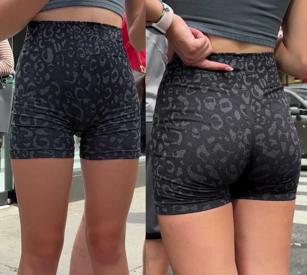 Blonde Teen Ass In Shorts Creepshot