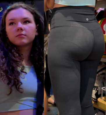 Bubble Ass Candid Teen VPL