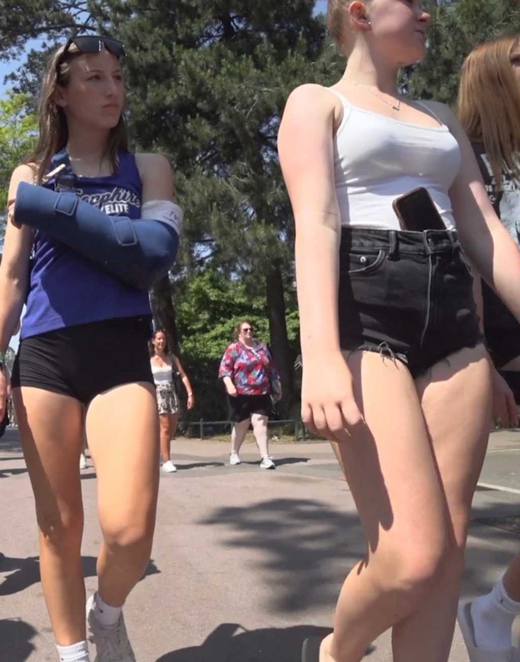 Candid Teens In Shorts Heaven