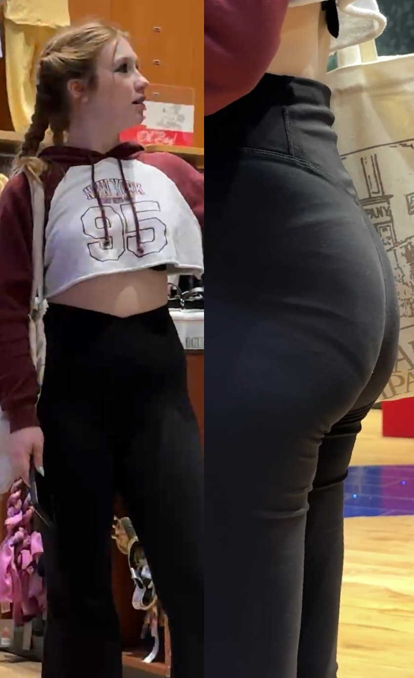 Teen Daugther VPL Bubble Ass