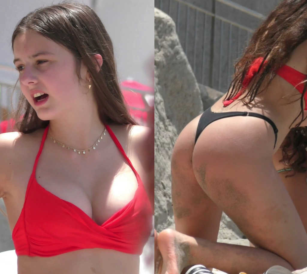 Black Thong Candid Teen Goddess