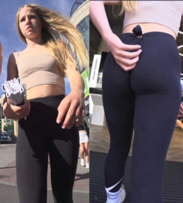 Candid Teen In Tight Leggings Awesome Ass