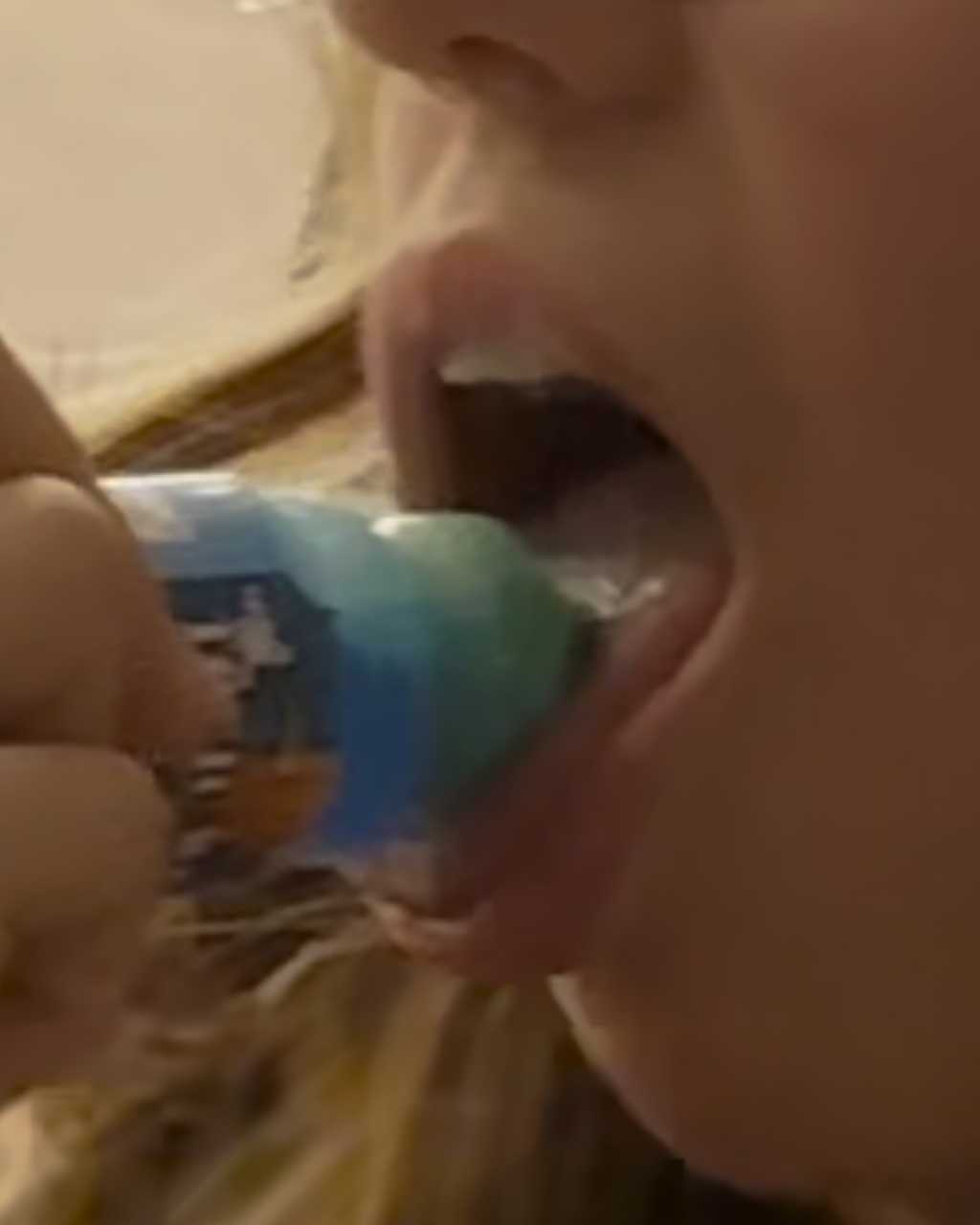 JB Teen Giving Show Looking To The Camera