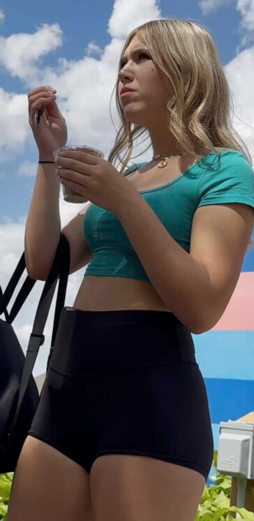 Lulu Shorts Teen Bubble Ass Part3