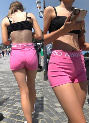 Pink Shorts JB Teen VPL