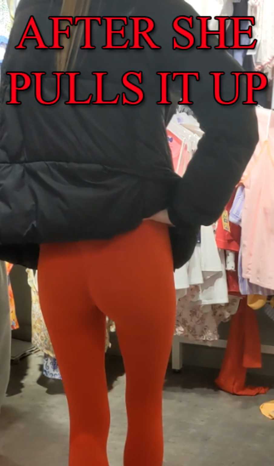 Very Skinny JB Teen In Red Leggings