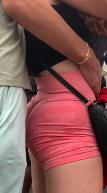 Pink Shorts Teen Girlfriend