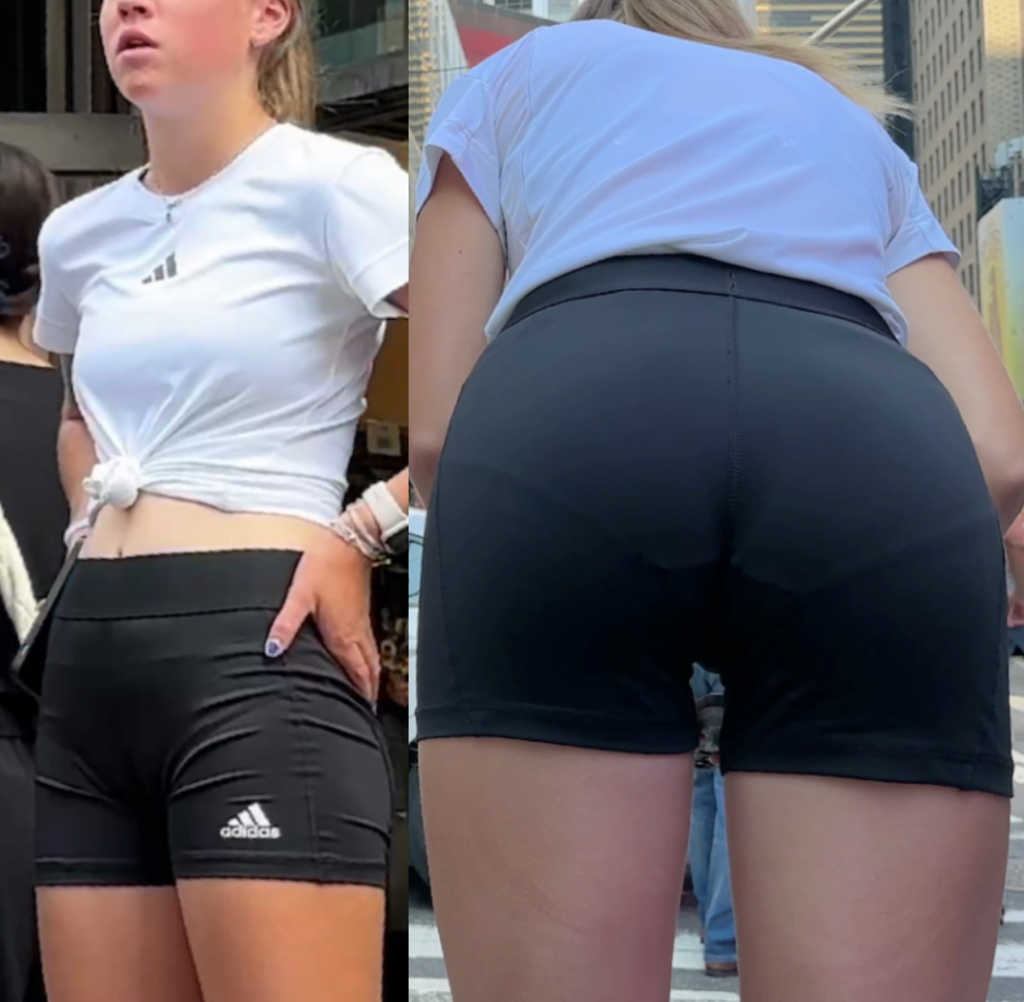 Black Shorts JB Teen Cute Ass VPL