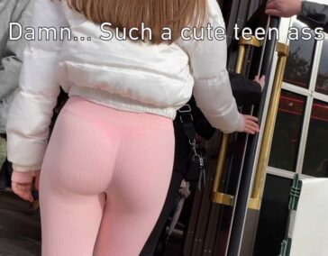 See Thru Pink Leggings Teen Revealing Thong